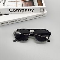 Retro Multicolor Polygonal Frame Sunscreen Sunglasses sku image 5