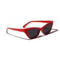 Retro Fashion Square Color Lens Cat's Eye Women's Sunglasses sku image 2