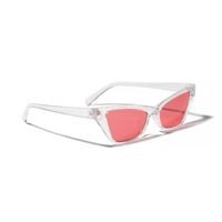Retro Fashion Square Color Lens Cat's Eye Women's Sunglasses sku image 3