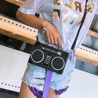 Nuevo Bolso De Radio, Bandolera De Hombro, Bolso Cruzado Divertido Con Personalidad Creativa A La Moda, 19*12*5cm main image 2