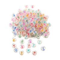 50 PCS/Package Arylic Letter Beads main image 2