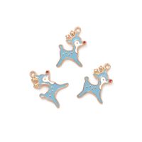 Christmas Fawn Alloy Jewelry Accessories Diy Earrings Bracelet Pendant Wholesale main image 2