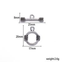 Round Alloy Ot Buckle Bracelet Buckle Necklace Buckle Tail Jewelry Buckle main image 6