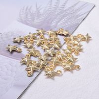 Diy Plastic Ccb Starfish Bracelet Necklace Single Pendant Jewelry Accessories Wholesale main image 1
