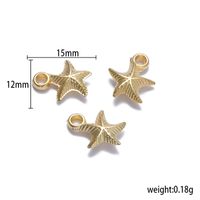 Diy Plastic Ccb Starfish Bracelet Necklace Single Pendant Jewelry Accessories Wholesale main image 6