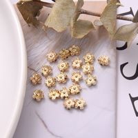 Diy Jewelry Accessories Ccb Plum Blossom Piece Spacer Bead Jewelry Accessories Wholesale main image 2