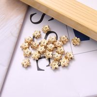 Diy Jewelry Accessories Ccb Plum Blossom Piece Spacer Bead Jewelry Accessories Wholesale main image 4