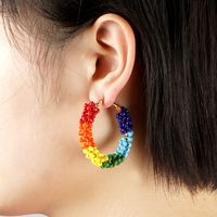 Ethnic Style Geometric Gem Earrings main image 4