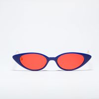 Fashion Cat's Eye Semi-metal Retro Sunglasses Wholesale main image 1