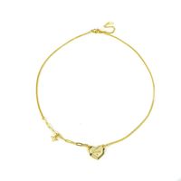 Korean Style New Heart Shape Copper Sweater Chain Personality Niche Design Clavicle Chain main image 6