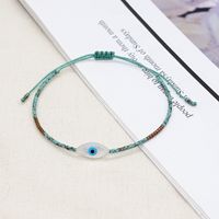 Retro Ethnic Style Turquoise Miyuki Rice Beads Shell Eye Small Bracelet main image 1
