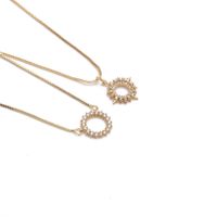 Fashion Copper Zircon Valentine's Day Gift Pendant Jewelry Zircon Pendant Necklace main image 1