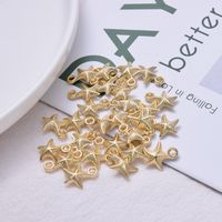 Diy Plastic Ccb Starfish Bracelet Necklace Single Pendant Jewelry Accessories Wholesale sku image 1