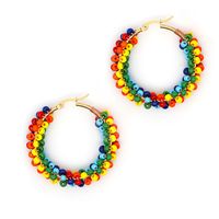 Ethnic Style Geometric Gem Earrings sku image 5