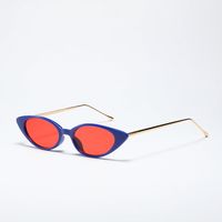 Fashion Cat's Eye Semi-metal Retro Sunglasses Wholesale sku image 4