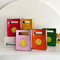 Cartoon Smiley Bag  Spring New Children's Bag Printing Bag 16*12*5cm main image 1