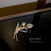 Diamond-studded Wheat Brooch Korean Fashion Coat Corsage Pin Jewelry Female main image 6