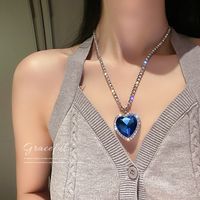 Heart Shaped  Fashion Simple Alloy Necklace main image 1