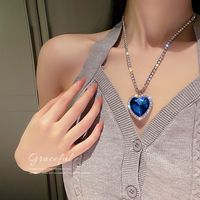 Heart Shaped  Fashion Simple Alloy Necklace main image 4