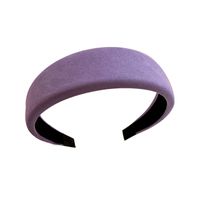Fashion Solid Color Purple Star Point Fold Pressure Hair Headband Wholesale main image 6