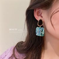 Fashion Geometric Arylic No Inlaid Earrings main image 3