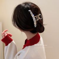 Korean Pearl-encrusted Moon Hair Clip Fashion Simple Hair Accessories Female main image 5