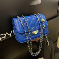 Lingge Chain Bag Women's 2022 Summer Korean Messenger Bag 20*14*10cm main image 1