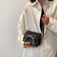 Bow Women 2022 New Spring And Summer Knot Chain Shoulder Messenger Bag 19*14*7.5cm main image 5