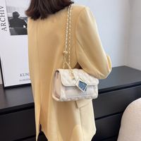 Simple Fashion Chain Single Shoulder Messenger Bag Casual Small Square Bag Wholesale 19*13.5*9.5cm main image 5