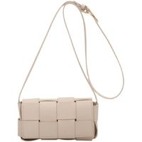 New Trendy Fashion Hand-woven Messenger Bag Chest Bag Small Square Bag 20*10*6cm main image 5