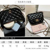 Damentaschen 2022 Neue Trendige Mode Rautenkette Kleine Quadratische Tasche 16 * 14 * 4cm main image 3