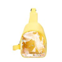 Kid's Cute Solid Color Pu Leather Anti-theft Waist Bags sku image 1