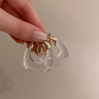 Fashion Irregular Transparent Acrylic Earrings Wholesale sku image 56