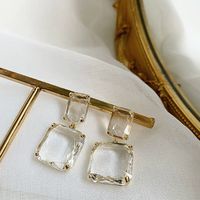 Fashion Irregular Transparent Acrylic Earrings Wholesale sku image 57