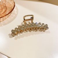 Koreanische Perlenbesetzte Mondhaarspange Mode Einfache Haaraccessoires Weiblich sku image 2