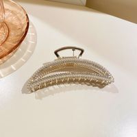 Koreanische Perlenbesetzte Mondhaarspange Mode Einfache Haaraccessoires Weiblich sku image 4