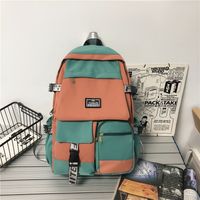 Korean Style Student Backpack Trend Large Capacity Fashion Backpack 30*13*45cm sku image 9