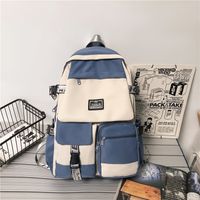 Korean Style Student Backpack Trend Large Capacity Fashion Backpack 30*13*45cm sku image 10
