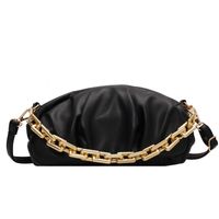 Folded Chain Bucket Bag 2022 New Women's One Shoulder Messenger Bag Cloud Bag23*13*10cm sku image 2