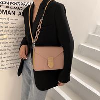 Textured Women's Bag File Bag 2022 Spring New Fashion Chain Shoulder Bag 16*23*8cm sku image 5