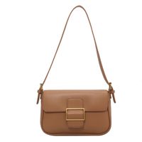 2022 New Bags Women's Fashion Hit Color Small Square Bag Messenger Bag 24.5*15*8cm sku image 1
