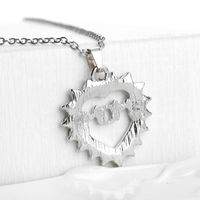 Lettre De Mode Mom Collier Soleil Motif Creux En Alliage En Forme De Coeur Collier main image 6