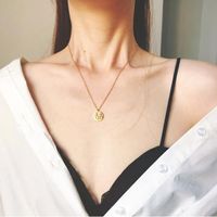 Fashion Necklace Female Simple Short Titamium Steel Clavicle Chain main image 5