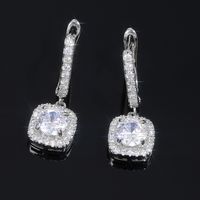 New Exquisite Micro-inlaid Zircon Wild Ear Buckle European And American Copper Ear Accessories main image 4