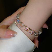 New Fashion Korean Female Summer Simple Crystal Couple Bracelet main image 3