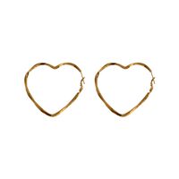 Fashion Heart Plating Alloy No Inlaid Earrings main image 6