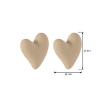 Europe And America Acrylic Chain Heart Bow Retro Ear Stud Resin Earrings Wholesale sku image 3