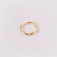 New Gold Plated Heart Ring Cloud Exaggerated Ring Index Finger Ring Wholesale sku image 2