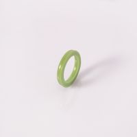 Matcha Green Avocado Rhinestone Ring Niche Heart-shaped Index Finger Ring Set sku image 1