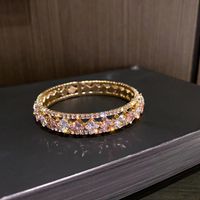 European And American Fashion Exaggerated Full Diamond Bracelet Female Wholesale sku image 2